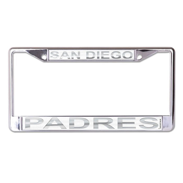 Wholesale-San Diego Padres FROST Lic Plt Frame S/L Printed