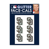 Wholesale-San Diego Padres Glitter Tattoo 6 Pack