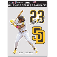 Wholesale-San Diego Padres Multi Use 3 Fan Pack Fernando Tatis Jr.