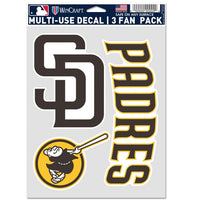 Wholesale-San Diego Padres Multi Use 3 Fan Pack