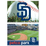 Wholesale-San Diego Padres Rectangle Magnet, 2pack 2" x 3"