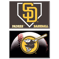 Wholesale-San Diego Padres Rectangle Magnet, 2pack 2" x 3"
