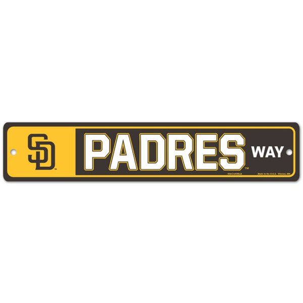 Wholesale-San Diego Padres Street / Zone Sign 3.75" x 19"