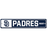 Wholesale-San Diego Padres Way Street / Zone Sign 3.75" x 19"