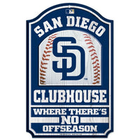 Wholesale-San Diego Padres Wood Sign 11" x 17" 1/4" thick