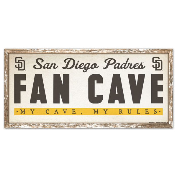 Wholesale-San Diego Padres Wood Sign 8" x 17"