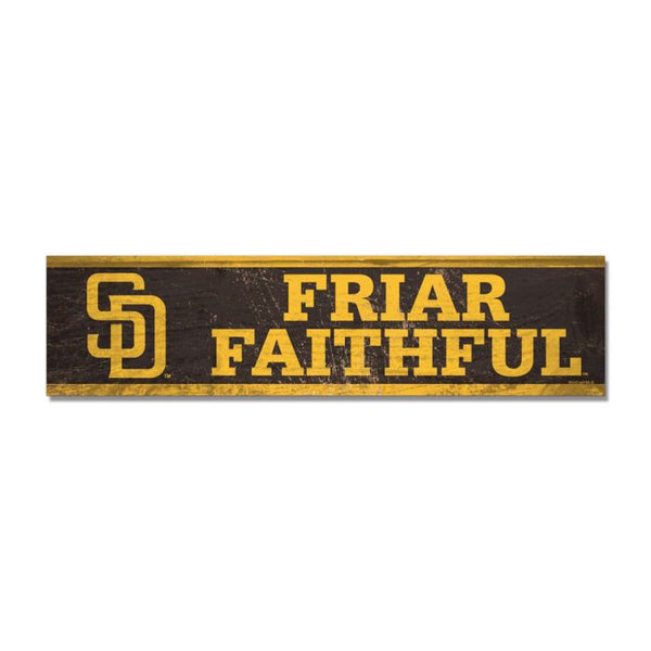 Wholesale-San Diego Padres Wooden Magnet 1.5" X 6"