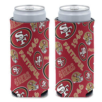 Wholesale-San Francisco 49ers 12 oz Slim Can Cooler