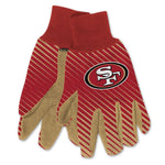 Wholesale-San Francisco 49ers Adult Two Tone Gloves