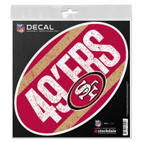 Wholesale-San Francisco 49ers All Surface Decal 6" x 6"