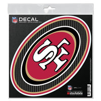 Wholesale-San Francisco 49ers CARBON All Surface Decal 6" x 6"