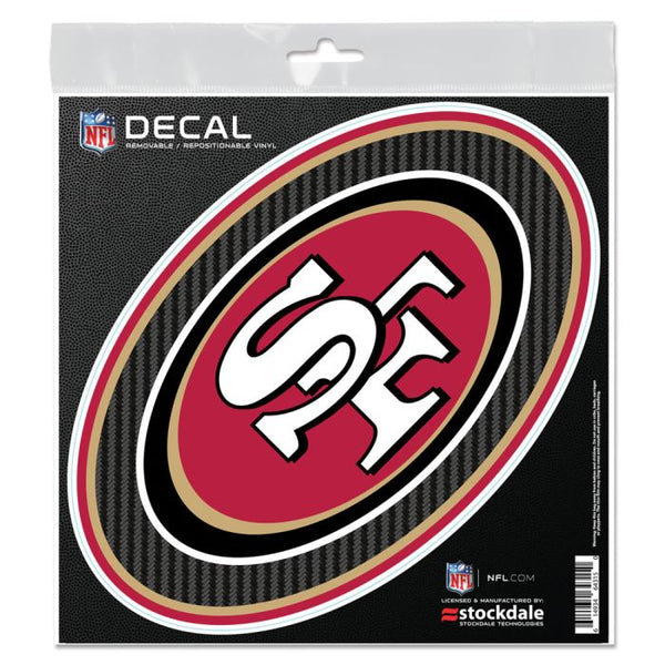 Wholesale-San Francisco 49ers CARBON All Surface Decal 6" x 6"