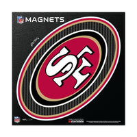 Wholesale-San Francisco 49ers CARBON Outdoor Magnets 6" x 6"