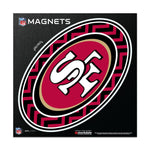 Wholesale-San Francisco 49ers CHEVRON Outdoor Magnets 6" x 6"