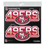 Wholesale-San Francisco 49ers COLOR DUO Outdoor Magnets 6" x 6"