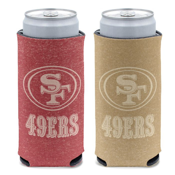 Wholesale-San Francisco 49ers COLORED HEATHER 12 oz Slim Can Cooler