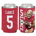 Wholesale-San Francisco 49ers Can Cooler 12 oz. Trey Lance