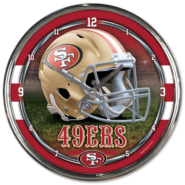 Wholesale-San Francisco 49ers Chrome Clock