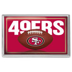 Wholesale-San Francisco 49ers Chrome Metal Domed Emblem