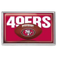 Wholesale-San Francisco 49ers Chrome Metal Domed Emblem