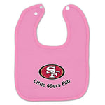 Wholesale-San Francisco 49ers Colored Snap Bib Dk Pink