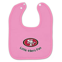 Wholesale-San Francisco 49ers Colored Snap Bib Dk Pink