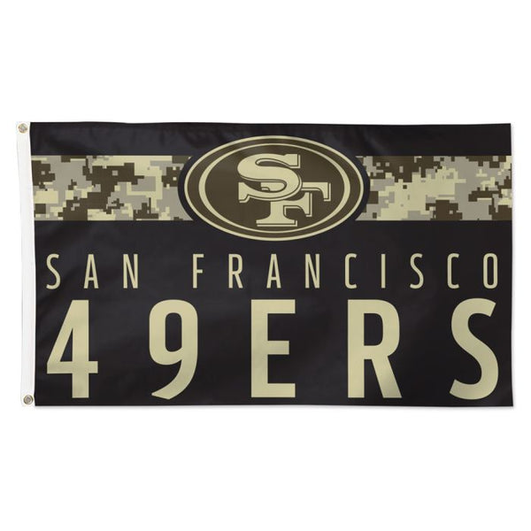 Wholesale-San Francisco 49ers Digi Camo Flag - Deluxe 3' X 5'