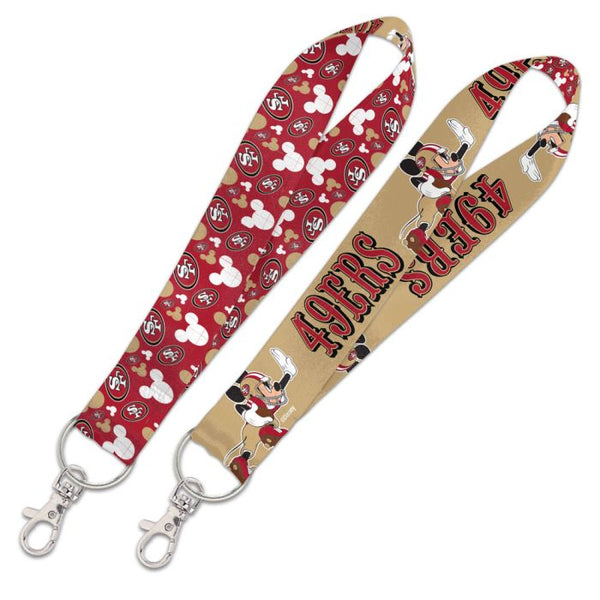 Wholesale-San Francisco 49ers / Disney Lanyard Key Strap 1"