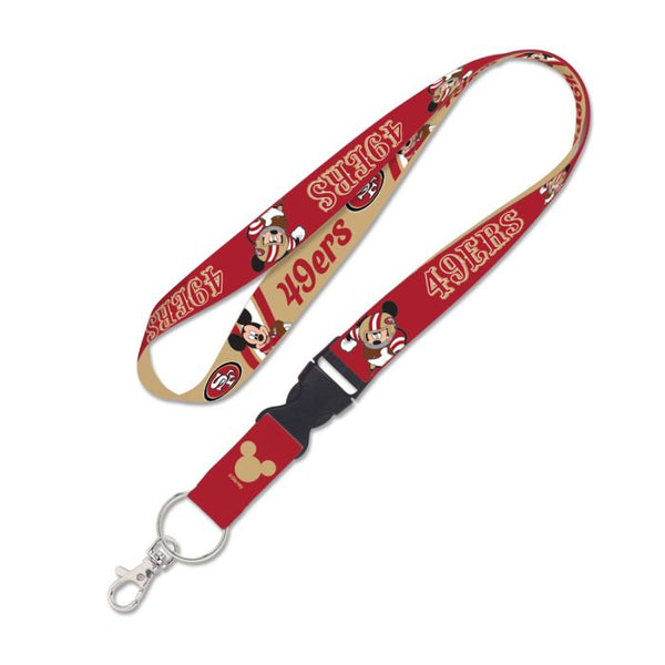 Wholesale-San Francisco 49ers / Disney Lanyard w/detachable buckle 1"