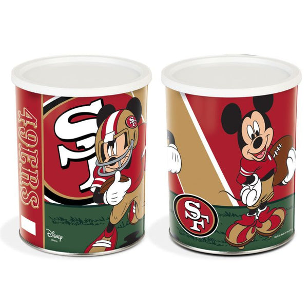 Wholesale-San Francisco 49ers / Disney MICKEY MOUSE Gift Tin 1 Gallon