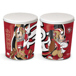 Wholesale-San Francisco 49ers / Disney Mickey Mouse Gift Tin tapered 3 gallon