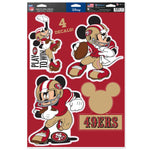 Wholesale-San Francisco 49ers / Disney Multi-Use Decal 11" x 17"