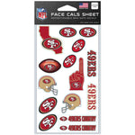 Wholesale-San Francisco 49ers Face Cals 4" x 7"