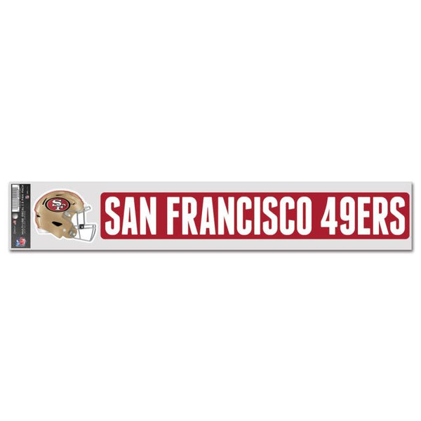 Wholesale-San Francisco 49ers Fan Decals 3" x 17"