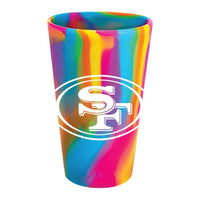 Wholesale-San Francisco 49ers Fashion 16 oz Silicone Pint Glass