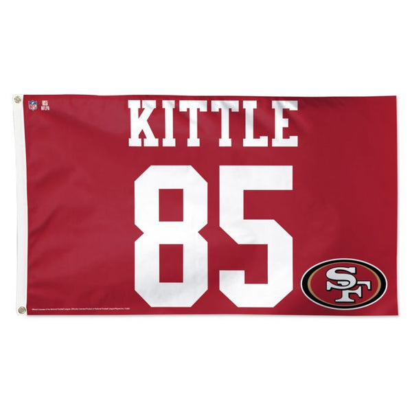 Wholesale-San Francisco 49ers Flag - Deluxe 3' X 5' George Kittle