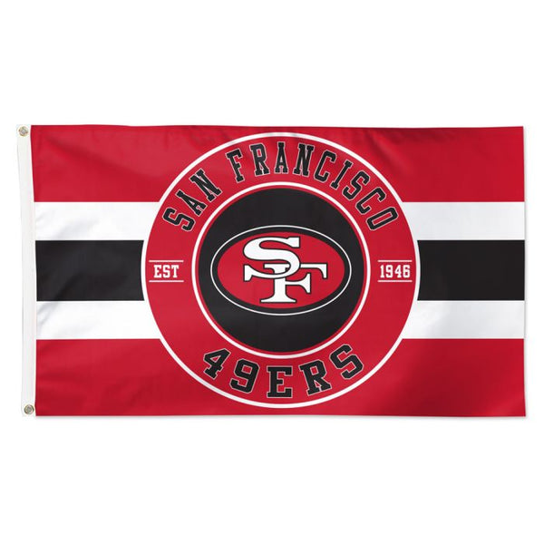 Wholesale-San Francisco 49ers Flag - Deluxe 3' X 5'