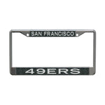 Wholesale-San Francisco 49ers GLITTER BACKGROUND Lic Plt Frame S/L Printed