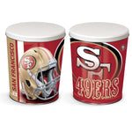 Wholesale-San Francisco 49ers Gift Tin tapered 3 gallon