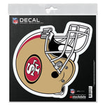 Wholesale-San Francisco 49ers HELMET All Surface Decal 6" x 6"