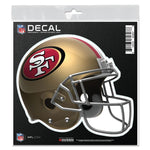 Wholesale-San Francisco 49ers HELMET All Surface Decal 6" x 6"