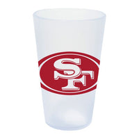 Wholesale-San Francisco 49ers Icicle 16 oz Silicone Pint Glass