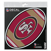 Wholesale-San Francisco 49ers JERSEY All Surface Decal 6" x 6"