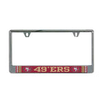 Wholesale-San Francisco 49ers JERSEY Lic Plate Frame B/O Printed