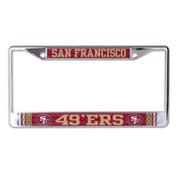 Wholesale-San Francisco 49ers JERSEY Lic Plt Frame S/L Printed