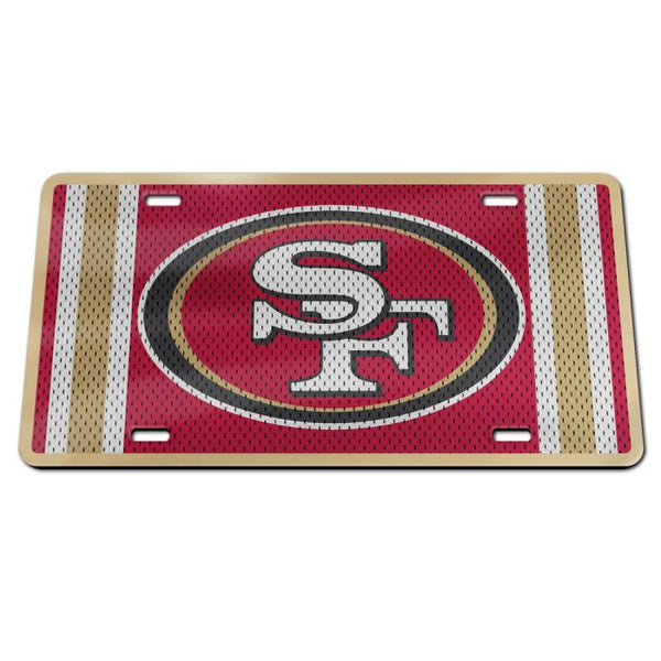 Wholesale-San Francisco 49ers JERSEY Specialty Acrylic License Plate