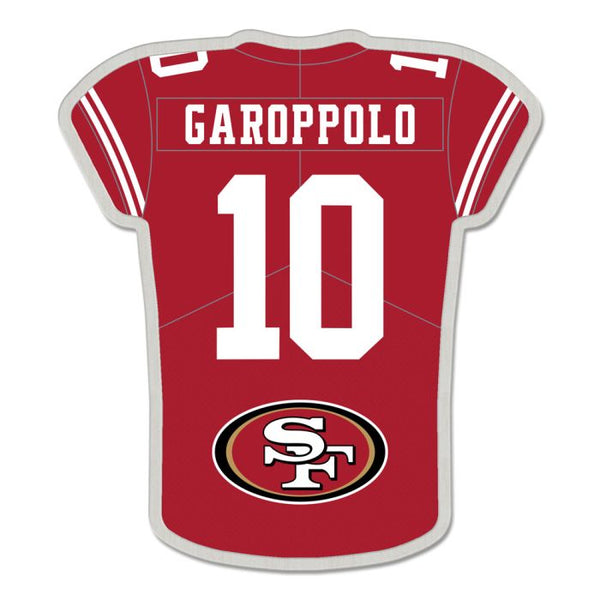 Wholesale-San Francisco 49ers Jersey Collector Pin Jewelry Card Jimmy Garoppolo