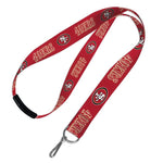 Wholesale-San Francisco 49ers Lanyards w/Breakaway 1"