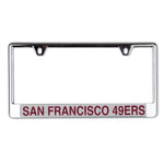 Wholesale-San Francisco 49ers Lic Plate Frame B/O Printed