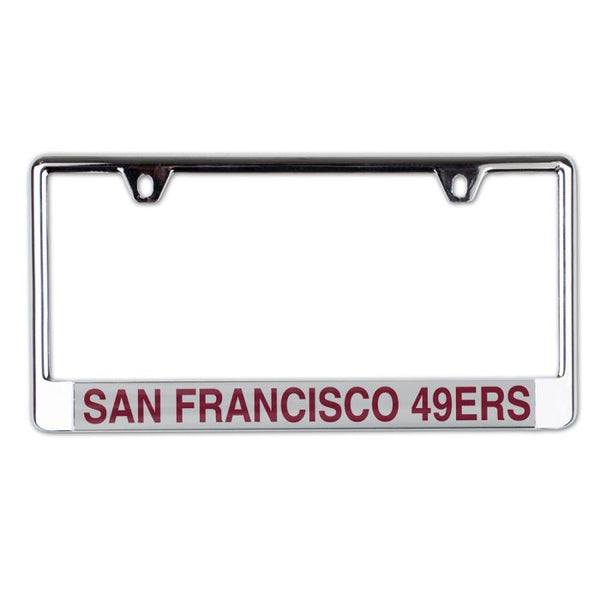 Wholesale-San Francisco 49ers Lic Plate Frame B/O Printed